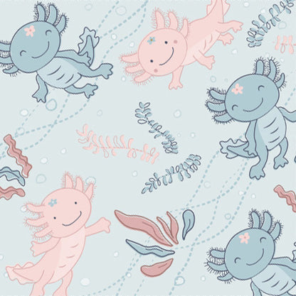 Mary Meyer Taggies Fizzy Axolotl Crinkle - Aqua