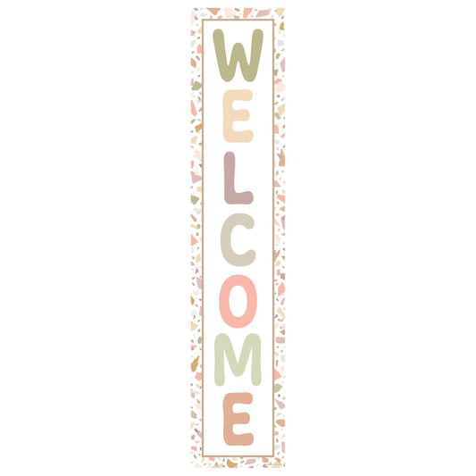 Terrazzo Tones Welcome Banner