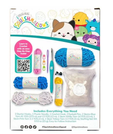 Squishmallows Crochet Kit- Bebe