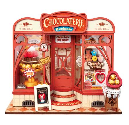 Robotime Sweet Chocolate Shop Puzzle Kit