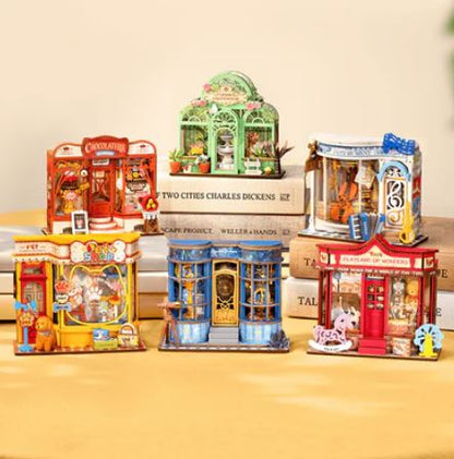 Robotime Sweet Chocolate Shop Puzzle Kit