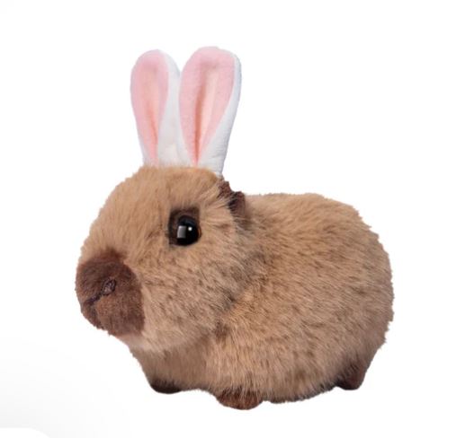 Capybara With Bunny Ears