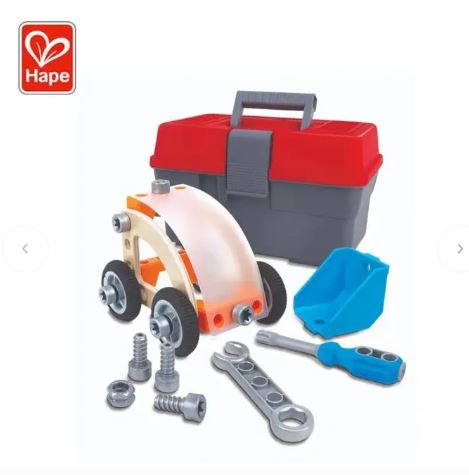 Hape Build 'n' Drive Car Set