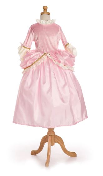 Little Adventures - Pink Vintage Princess Dress (Medium 3–5 years)