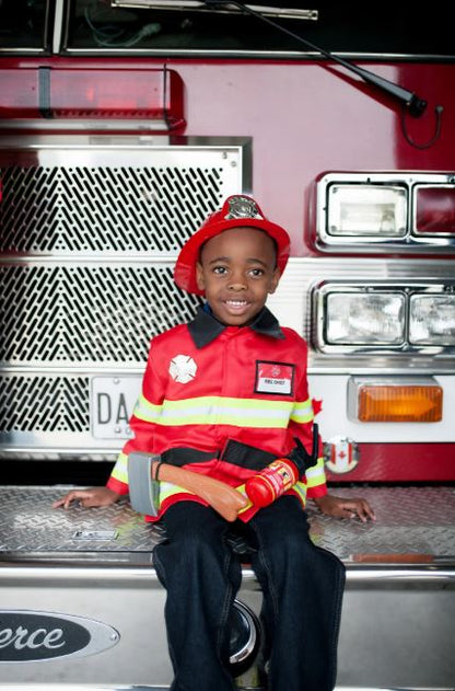 Great Pretenders Firefighter with Accessories - Size 5-6