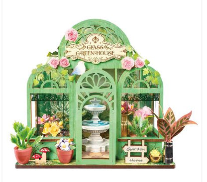 Robotime Green Fountain Garden Puzzle Kit