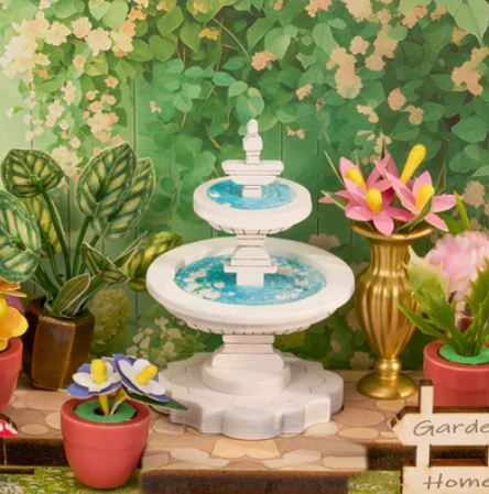 Robotime Green Fountain Garden Puzzle Kit