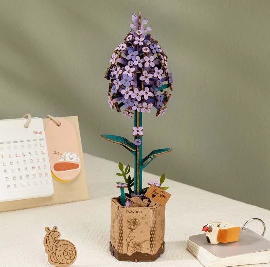 Robotime Rowood DIY Wooden Flower Lilac TW021