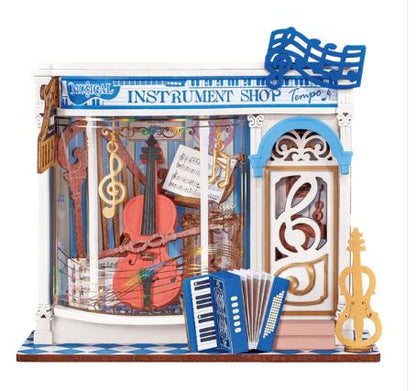 Robotime Melody Instrument Shop Puzzle Kit
