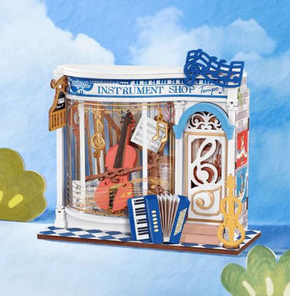 Robotime Melody Instrument Shop Puzzle Kit