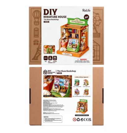 Robotime The Muse Bookshop Puzzle Kit