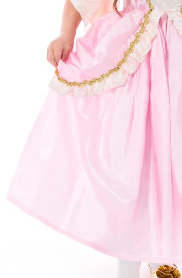 Little Adventures - Pink Vintage Princess Dress (Medium 3–5 years)
