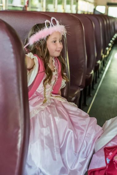 Little Adventures - Pink Vintage Princess Dress (Medium 3–5 years)