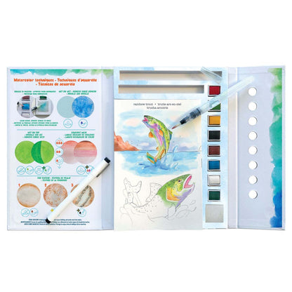 Watercolor Journal Fauna from Bright Stripes