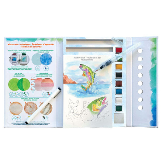 Watercolor Journal Fauna from Bright Stripes