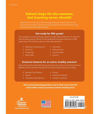 Summer Bridge Activities Book - Bridging grades 4–5