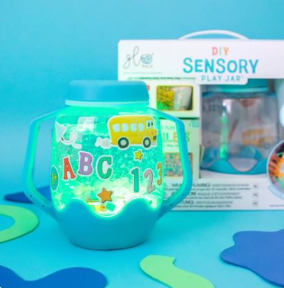 Glo Pals DIY Sensory Play Jar Set: ABC Theme