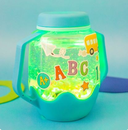 Glo Pals DIY Sensory Play Jar Set: ABC Theme
