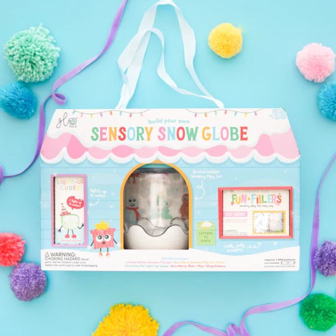 Glo Pals DIY Sensory Play Jar Set: Snowglobe