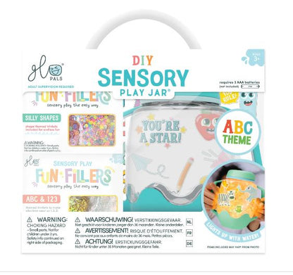 Glo Pals DIY Sensory Play Jar Set: ABC Theme