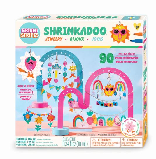 Shrinkadoo Shrink Plastic Jewelry Kit from Bright Stripes