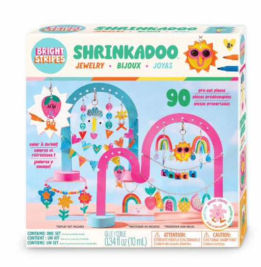 Shrinkadoo Shrink Plastic Jewelry Kit from Bright Stripes