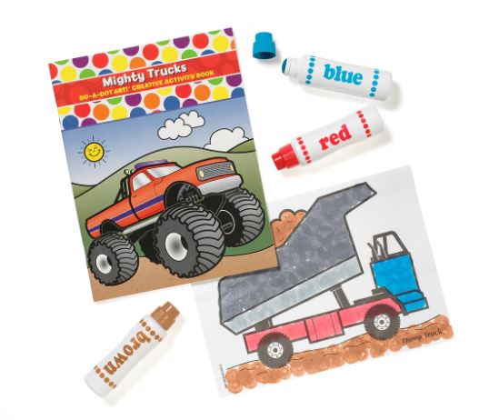 Do-A-Dot Art! Mighty Trucks Creative Activity Book