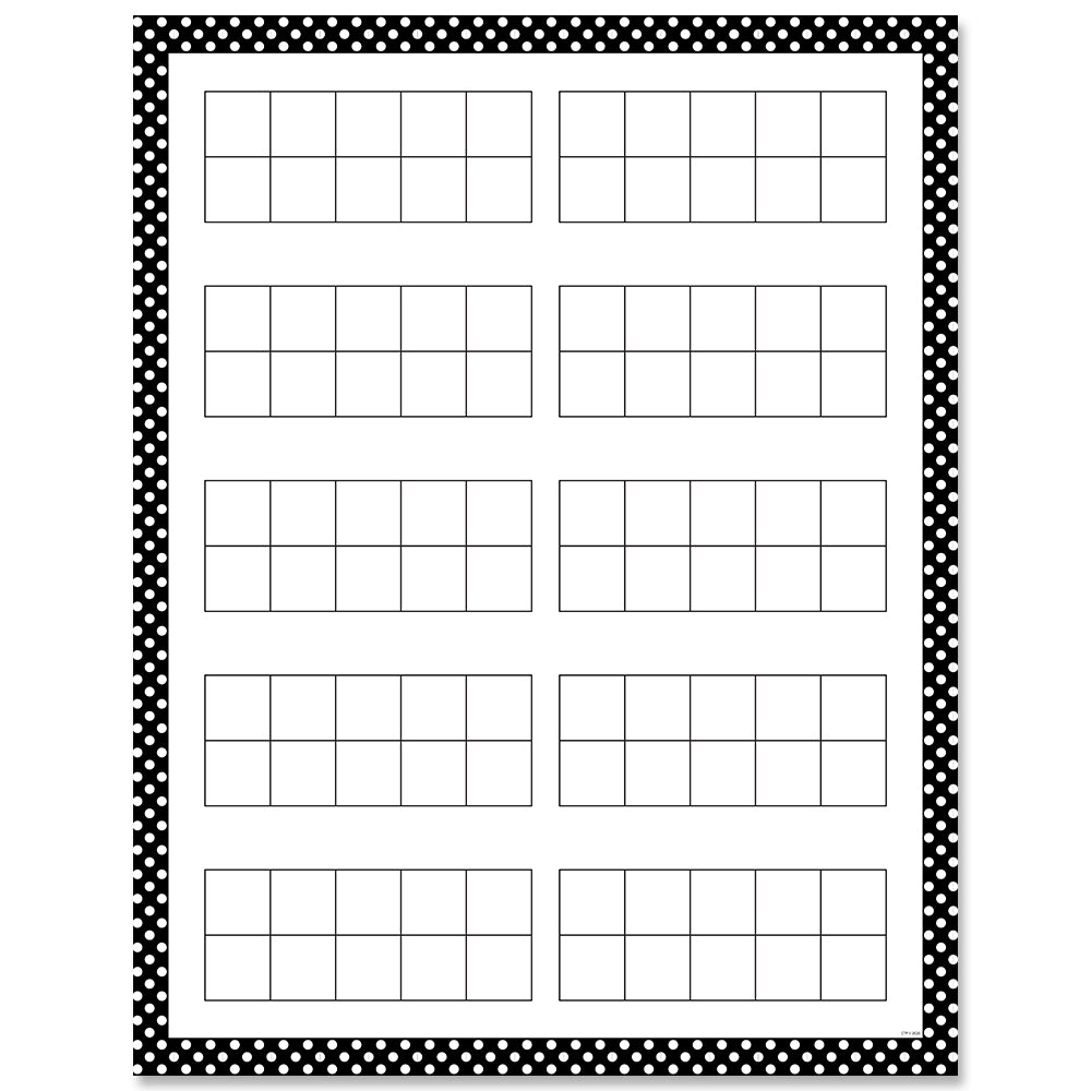 TEN FRAMES (CORE DECOR) CHART