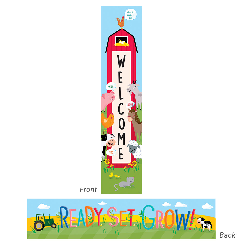 WELCOME BANNER, FARM FRIENDS