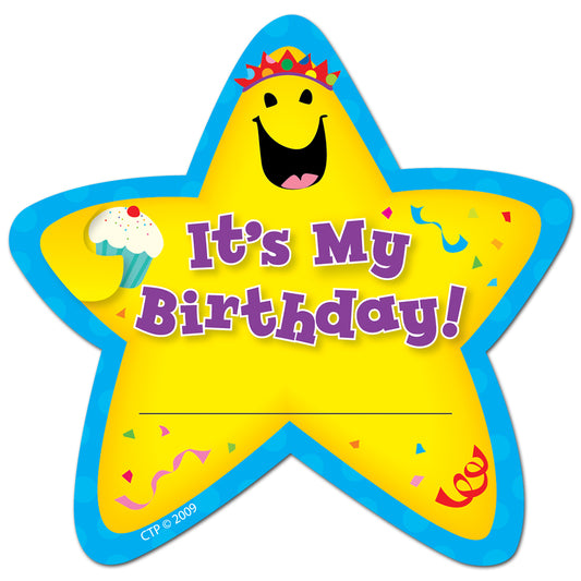 IT'S MY BIRTHDAY! STAR BADGES