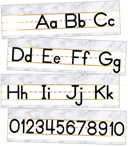 Boho Manuscript Alphabet Line