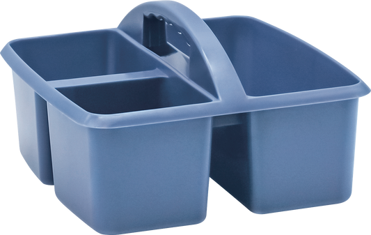 Slate Blue Plastic Storage Caddy