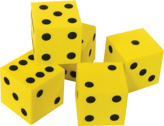 Foam Traditional Dice