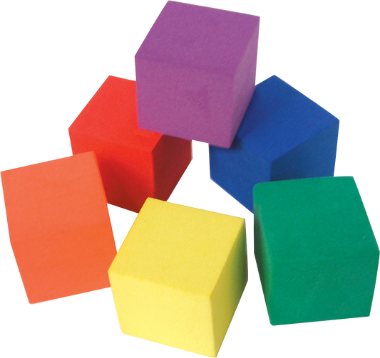 Foam Color Cubes