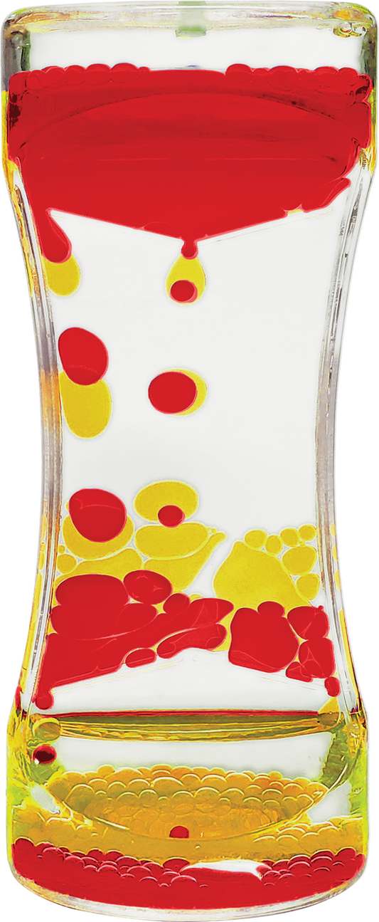 Red & Yellow Liquid Motion Bubbler