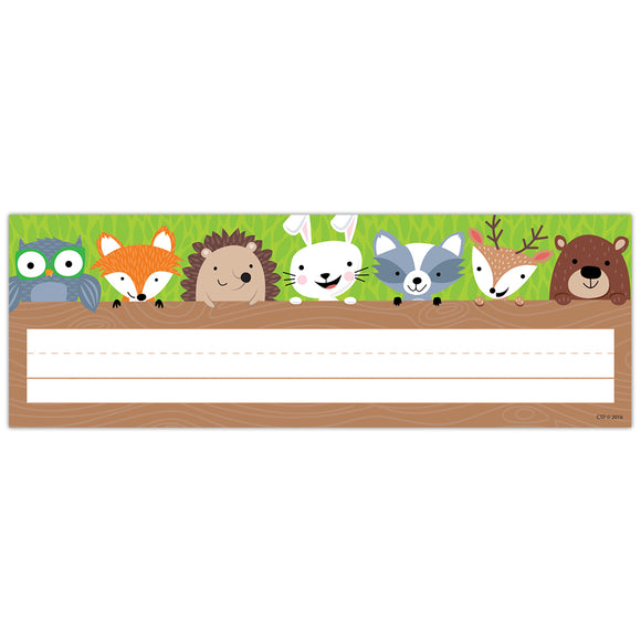 WOODLAND FRIENDS NAME PLATES