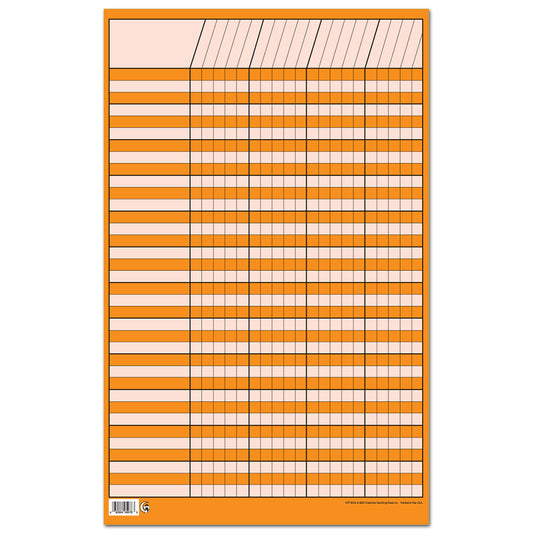 Small Orange Incentive Chart