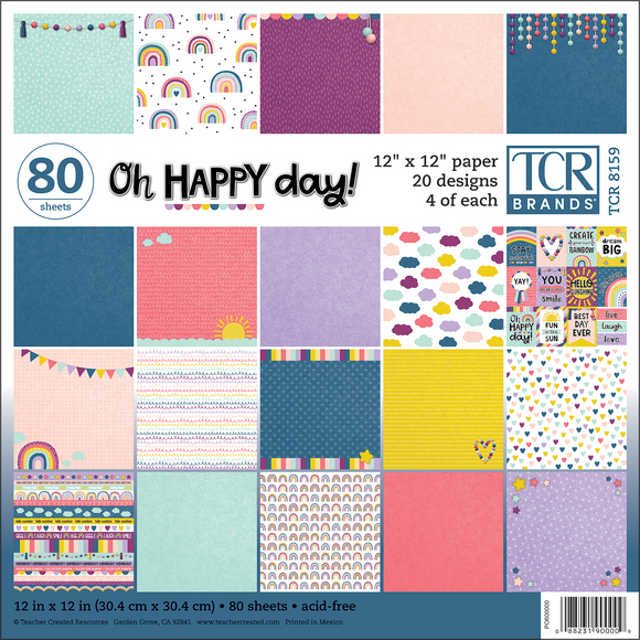 OH HAPPY DAY STRIPES STRAIGHT BORDR – School Crossing & Toy Station