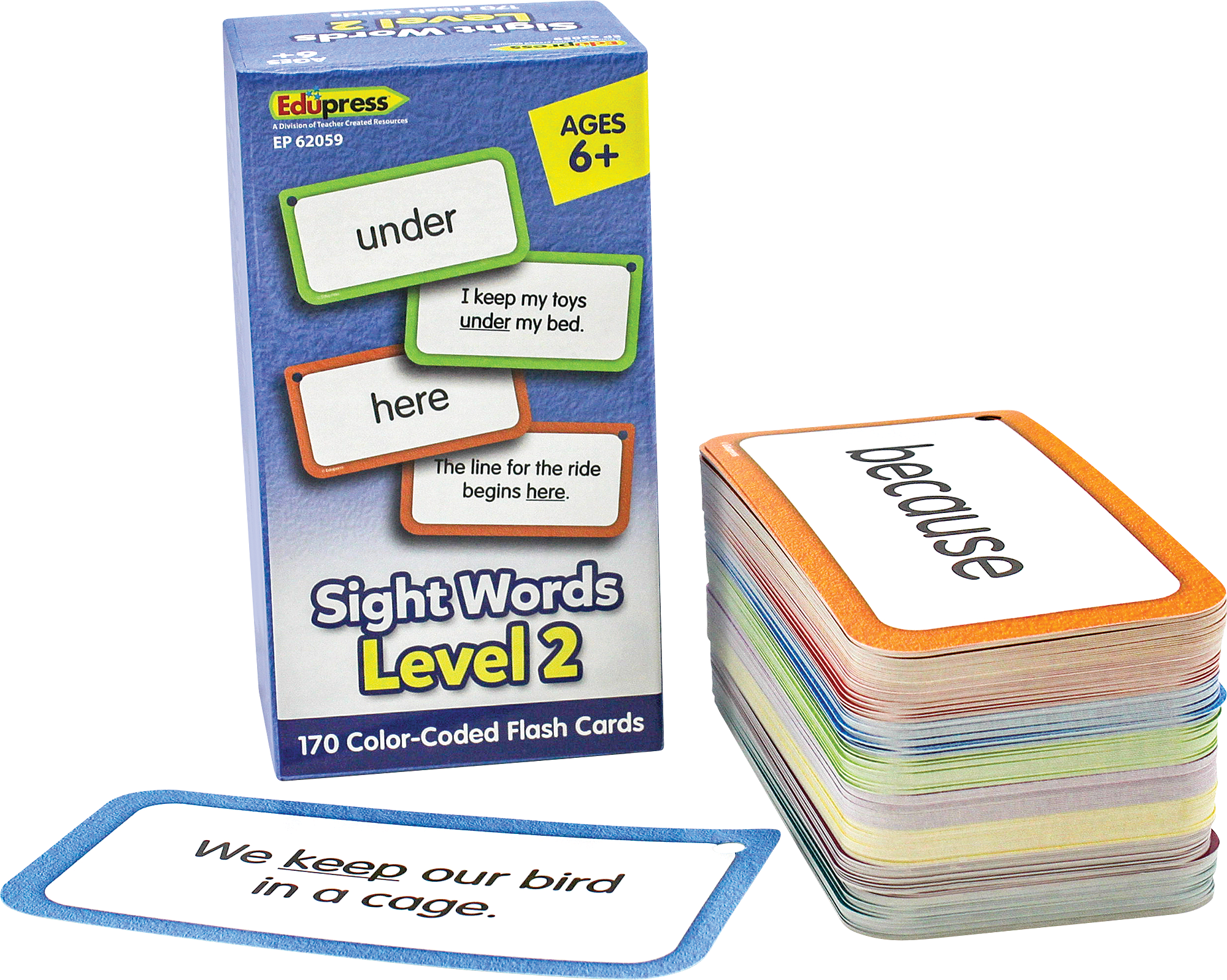 Level 2 Card Sight Words Flash Cards - Level 2 – School Crossing & Toy Station