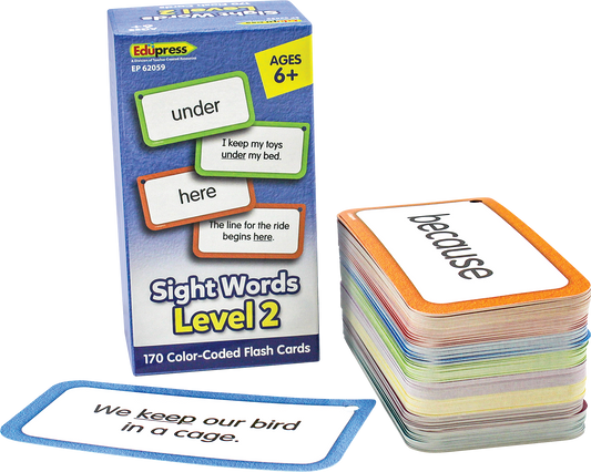 Sight Words Flash Cards - Level 2