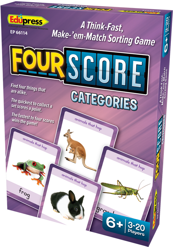 Four Score Card Game: Categories