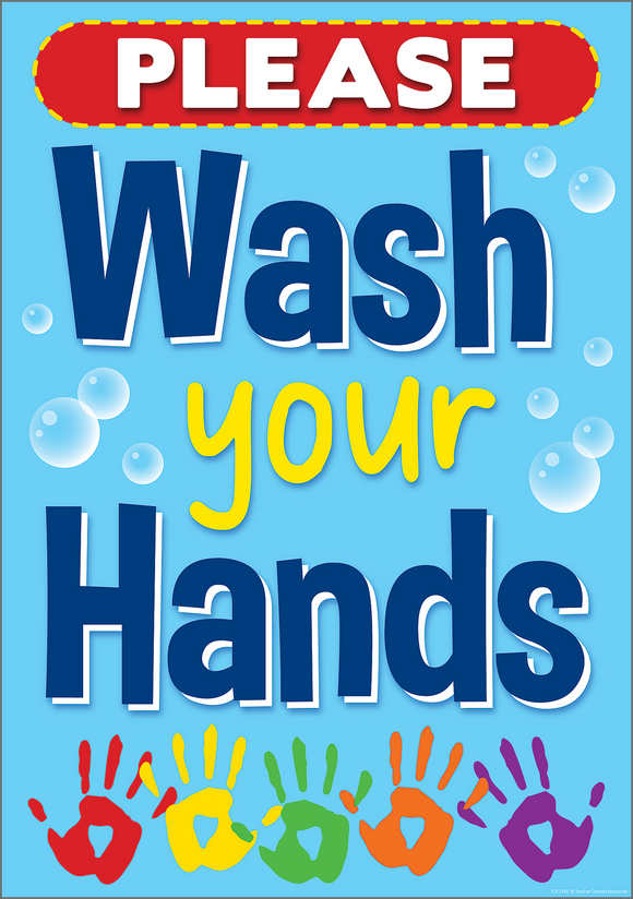 Please Wash Hands Poster