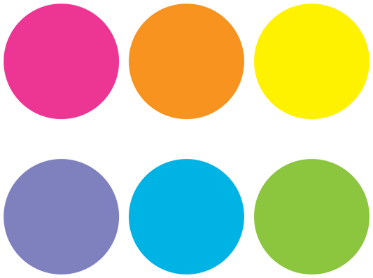 Spot On® Carpet Markers Bright Circles - 7"