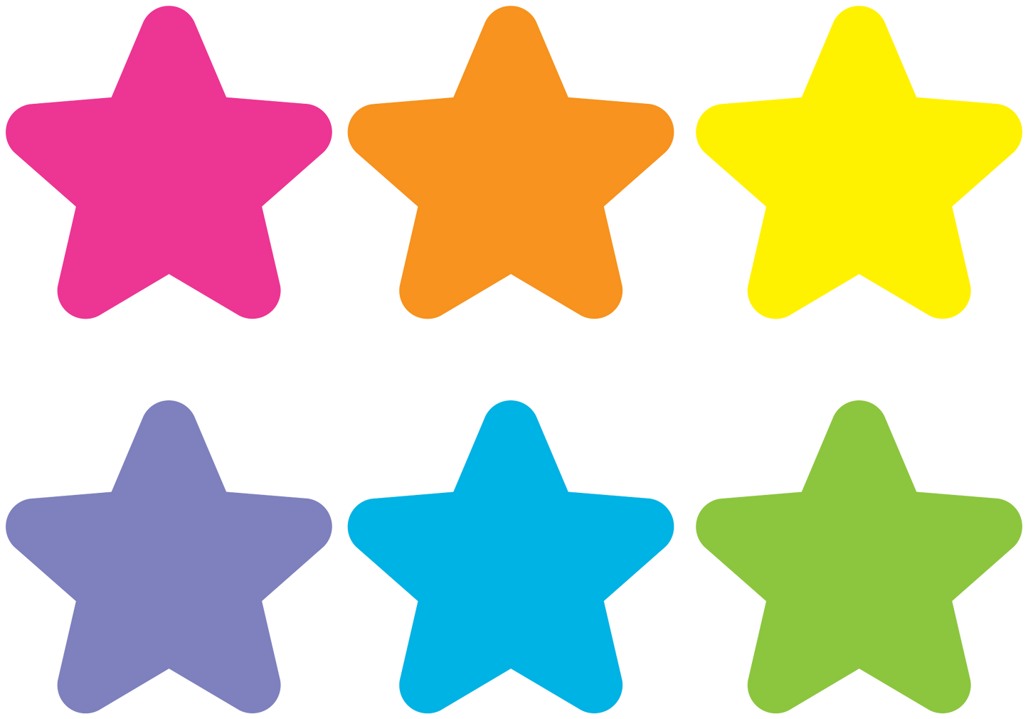 Spot On® Carpet Markers Bright Stars - 7"