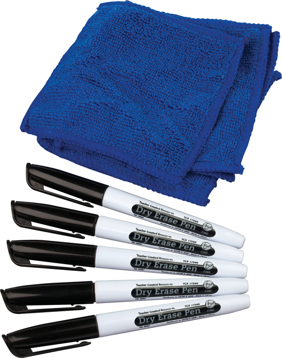 Dry Erase Pens & Towels