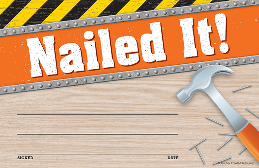 Under Construction Nailed It! Awards