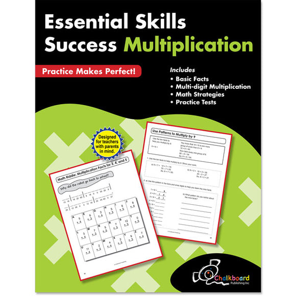ESSENTIAL SKILLS SUCCESS MULTIPLICATION CHALKBOARD WORKBOOK