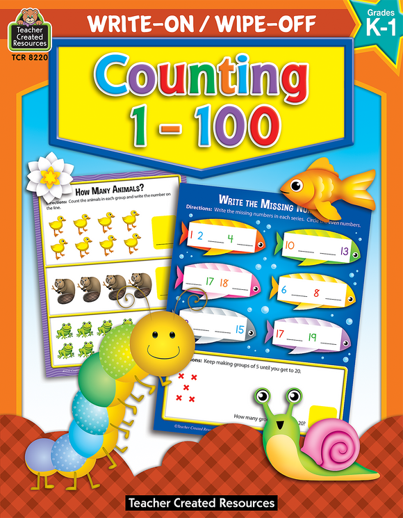 Counting 1-100 Dry Erase Book