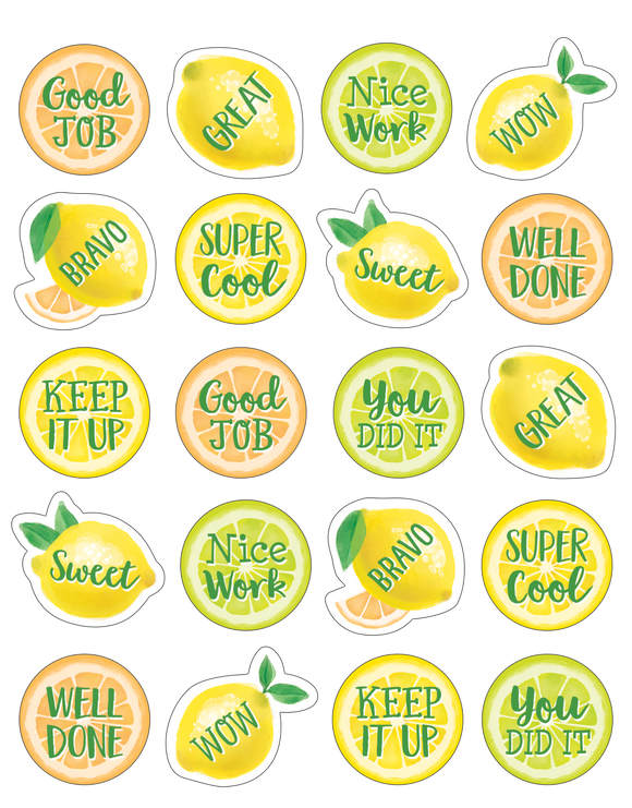 Lemon Zest Stickers