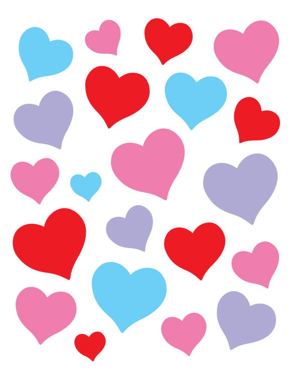 Charming Hearts Stickers
